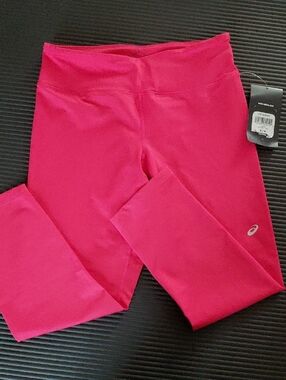 ASICS Hot Pink Athletic Capri Leggings M